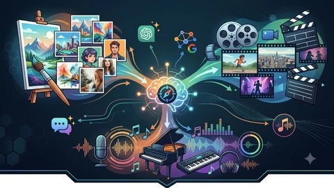 画像・動画・音楽をAIでまとめて制作 講座画像